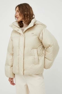 Zdjęcie produktu Levi's kurtka puchowa damska kolor beżowy zimowa