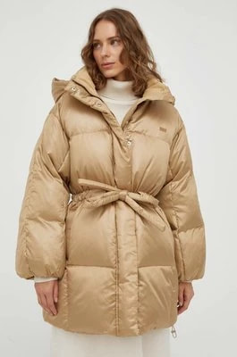 Zdjęcie produktu Levi's kurtka puchowa damska kolor złoty zimowa