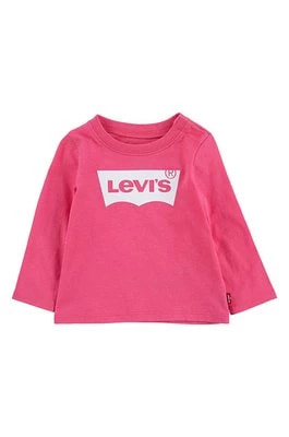 Zdjęcie produktu Levi's Longsleeve dziecięcy kolor różowy