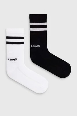 Zdjęcie produktu Levi's skarpetki 2-pack kolor czarny