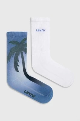 Zdjęcie produktu Levi's skarpetki 2-pack kolor niebieski