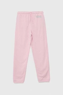 Zdjęcie produktu Levi's spodnie dresowe dziecięce kolor różowy z nadrukiem
