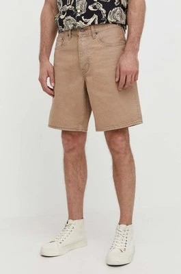 Zdjęcie produktu Levi's szorty jeansowe męskie kolor beżowy