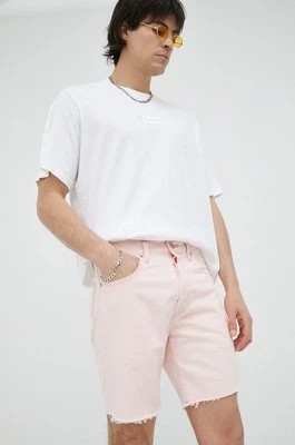 Zdjęcie produktu Levi's szorty jeansowe męskie kolor różowy
