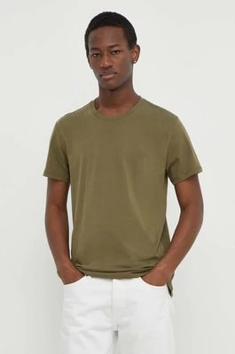 Zdjęcie produktu Levi's t-shirt bawełniany 2-pack męski kolor zielony gładki