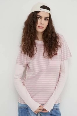 Zdjęcie produktu Levi's t-shirt bawełniany damski kolor różowy