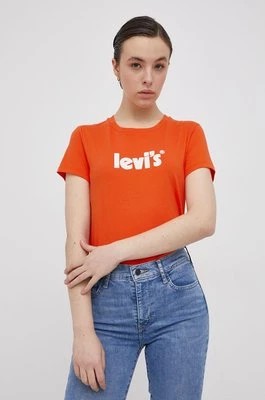 Zdjęcie produktu Levi's T-shirt bawełniany kolor pomarańczowy 17369.1758-Yellows/Or