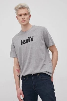 Zdjęcie produktu Levi's T-shirt bawełniany kolor szary melanżowy 16143.0392-Greys
