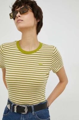 Zdjęcie produktu Levi's t-shirt bawełniany kolor zielony
