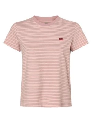 Zdjęcie produktu Levi's T-shirt damski Kobiety Bawełna różowy w paski,