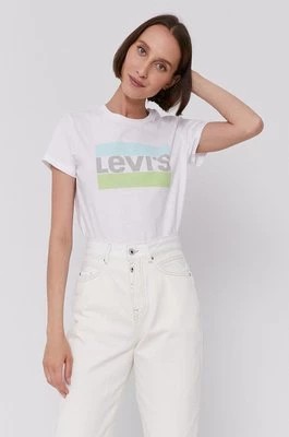 Zdjęcie produktu Levi's T-shirt damski kolor biały