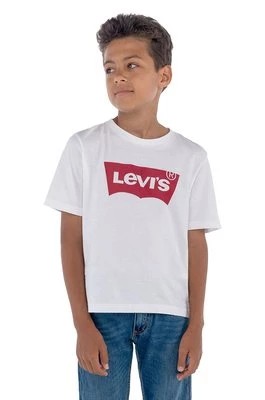 Zdjęcie produktu Levi's T-shirt dziecięcy kolor biały z nadrukiem