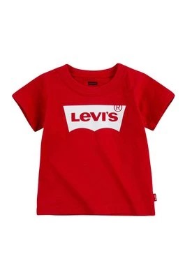 Zdjęcie produktu Levi's T-shirt dziecięcy kolor czerwony z nadrukiem