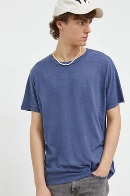 Zdjęcie produktu Levi's t-shirt męski kolor niebieski z nadrukiem