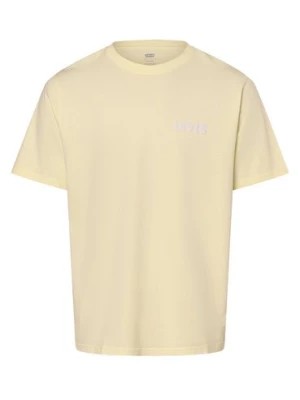 Zdjęcie produktu Levi's T-shirt męski Mężczyźni Bawełna żółty jednolity,