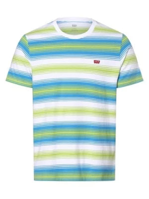Zdjęcie produktu Levi's T-shirt męski Mężczyźni Dżersej biały|niebieski|zielony|wielokolorowy w paski,