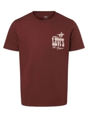 Zdjęcie produktu Levi's T-shirt męski Mężczyźni Dżersej czerwony nadruk,