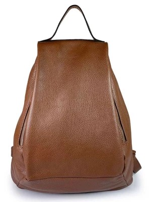 Zdjęcie produktu Lia Biassoni Skórzany plecak "Cixerri" w kolorze brązowym - 23 x 33 x 12 cm rozmiar: onesize