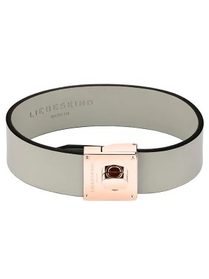 Zdjęcie produktu Liebeskind Skórzana bransoletka w kolorze jasnoszarym rozmiar: onesize