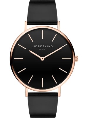 Zdjęcie produktu Liebeskind Zegarek kwarcowy w kolorze różowozłoto-czarnym rozmiar: onesize