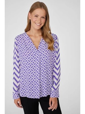 Zdjęcie produktu LIEBLINGSSTÜCK Bluzka w kolorze fioletowo-białym rozmiar: 40