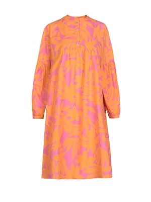Zdjęcie produktu LIEBLINGSSTÜCK Sukienka "Rina" w kolorze pomarańczowo-różowym rozmiar: 40