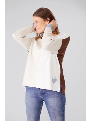 Zdjęcie produktu LIEBLINGSSTÜCK Sweter w kolorze beżowo-brązowym rozmiar: 42