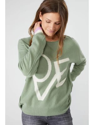 Zdjęcie produktu LIEBLINGSSTÜCK Sweter w kolorze zielonym rozmiar: 36