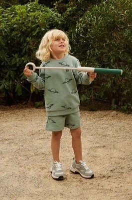 Zdjęcie produktu Liewood bluza bawełniana dziecięca kolor zielony wzorzysta