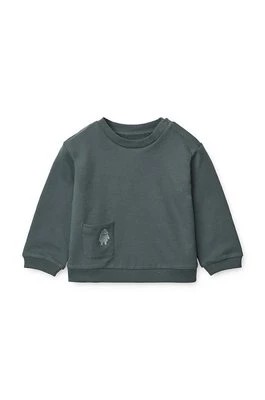 Zdjęcie produktu Liewood bluza niemowlęca kolor szary gładka