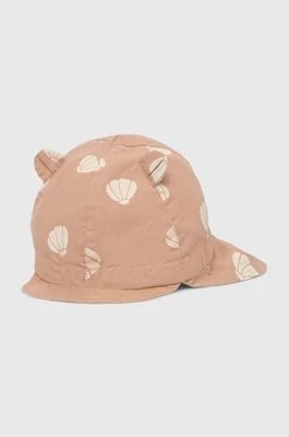 Zdjęcie produktu Liewood czapka dwustronna bawełniana dziecięca kolor różowy wzorzysta