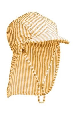 Zdjęcie produktu Liewood czapka dziecięca Lusio Seersucker Sun Hat kolor żółty wzorzysta
