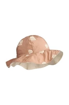 Zdjęcie produktu Liewood kapelusz dwustronny dziecięcy Amelia Reversible Sun Hat kolor beżowy