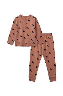Zdjęcie produktu Liewood piżama bawełniana dziecięca kolor różowy wzorzysta