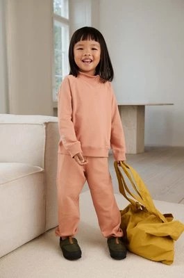 Zdjęcie produktu Liewood spodnie dresowe dziecięce kolor pomarańczowy gładkie
