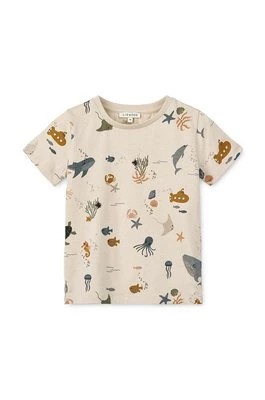 Zdjęcie produktu Liewood t-shirt bawełniany niemowlęcy Apia Baby Printed Shortsleeve T-shirt wzorzysty