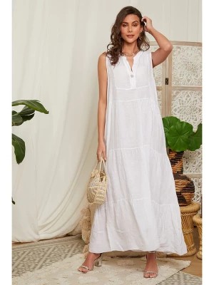 Zdjęcie produktu Lin Passion Lniana sukienka w kolorze białym rozmiar: 36/38