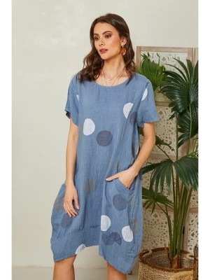 Zdjęcie produktu Lin Passion Lniana sukienka w kolorze błękitnym rozmiar: 42/44