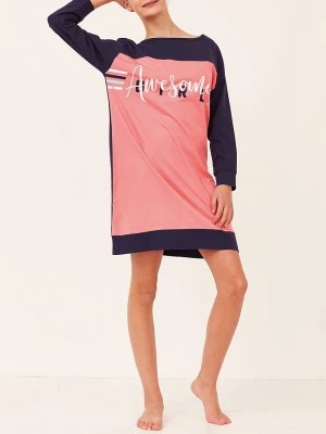 Zdjęcie produktu Lina Pink Koszula nocna w kolorze różowo-granatowym rozmiar: 140