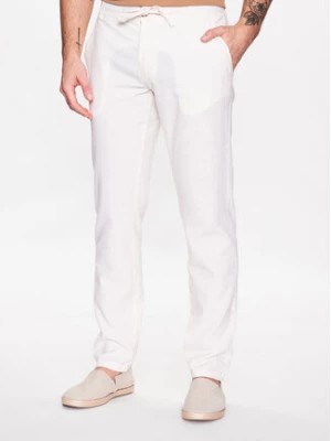 Zdjęcie produktu Lindbergh Spodnie materiałowe 30-008003 Biały Tapered Fit