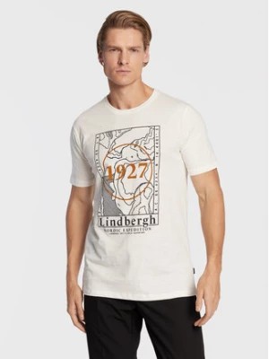 Zdjęcie produktu Lindbergh T-Shirt 30-420123 Biały Regular Fit