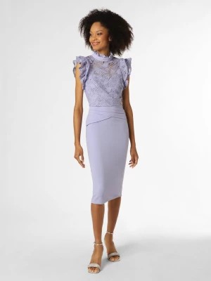 Zdjęcie produktu Lipsy Damska sukienka wieczorowa Kobiety Sztuczne włókno lila|niebieski jednolity,