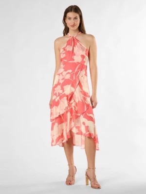 Zdjęcie produktu Lipsy Sukienka damska Kobiety Szyfon pomarańczowy|różowy wzorzysty,