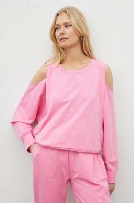 Zdjęcie produktu Liu Jo bluza damska kolor różowy z aplikacją