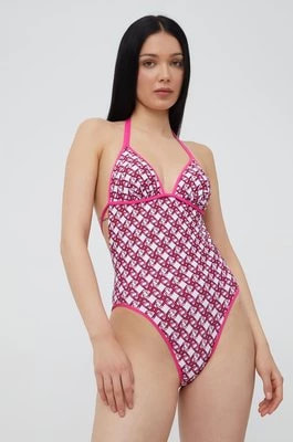 Zdjęcie produktu Liu Jo jednoczęściowy strój kąpielowy VA2079.J6448 kolor różowy lekko usztywniona miseczka