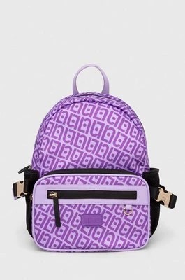 Zdjęcie produktu Liu Jo plecak damski kolor fioletowy mały wzorzysty