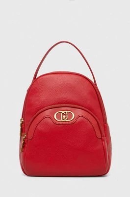Zdjęcie produktu Liu Jo plecak skórzany damski kolor czerwony mały gładki