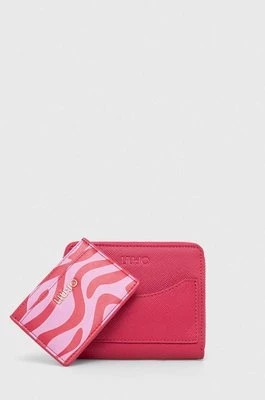 Zdjęcie produktu Liu Jo portfel i etui na karty damski kolor czerwony