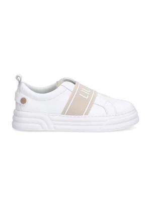 Zdjęcie produktu Liu Jo Skórzane slippersy w kolorze białym rozmiar: 40
