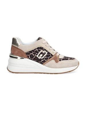 Zdjęcie produktu Liu Jo Sneakersy w kolorze beżowo-brązowym na koturnie rozmiar: 40